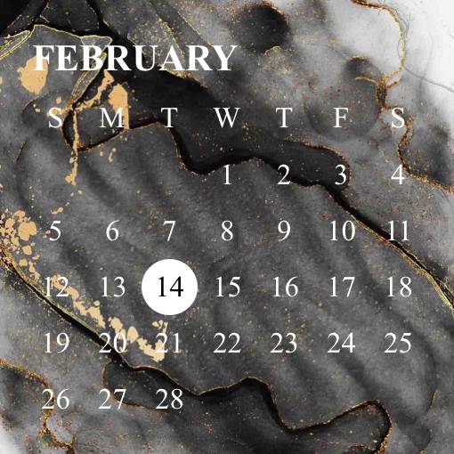黒 Calendar Widget ideas[iOB16rRz0fJ7TJWSpA6t]
