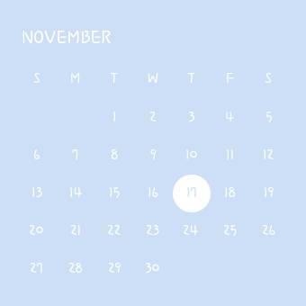 blue Calendar Idei de widgeturi[RH6AcdvIy3BXNF84088F]