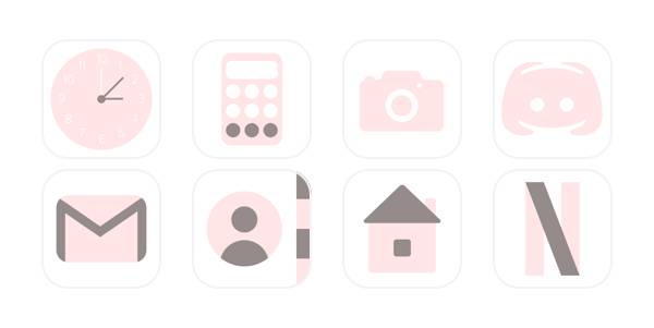 Roze App-pictogrampakket[mpXyn7Ts7noYE466sm1e]