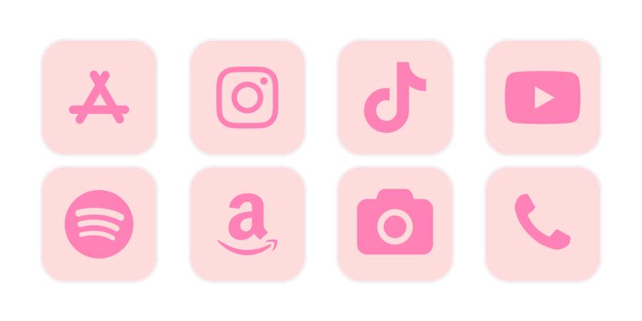 pink Pacchetto icone app[K6tPitOTdVxQjmPsyHWF]