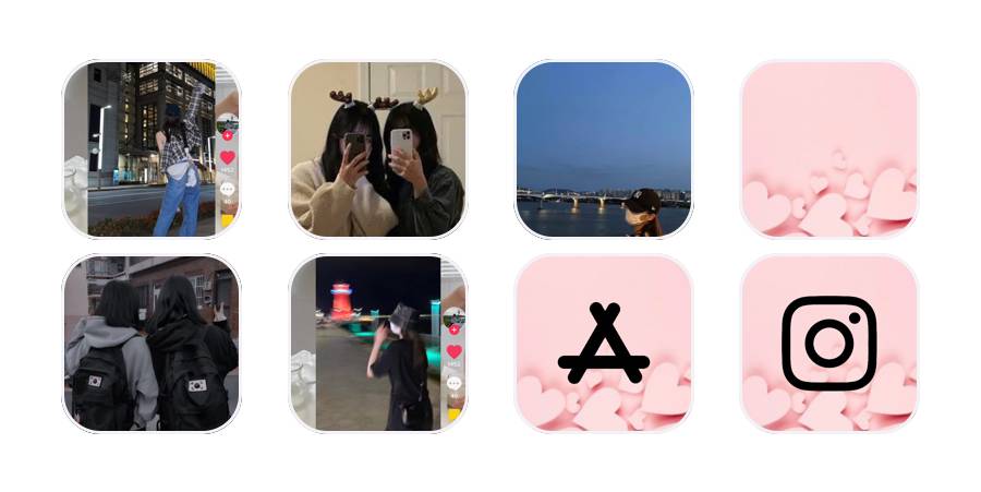 韓国系 App Icon Pack[CKIsFXVDOai9dHF2C62L]