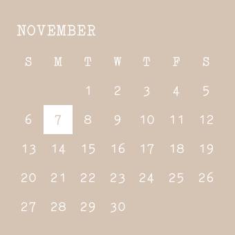カレンダー日历 小部件的想法[27wj3RpbZXh8I0W0zPI8]