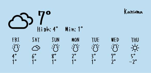 天気 Weather Widget ideas[p4pzuad8UYDHamJjA1fU]