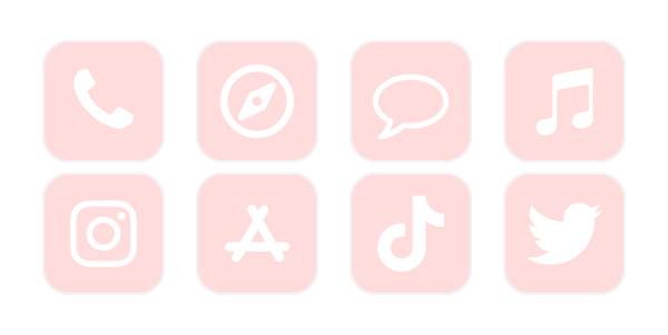 ピンク Pacchetto icone app[9Dq8CiLTDg4NEeqr2NW4]