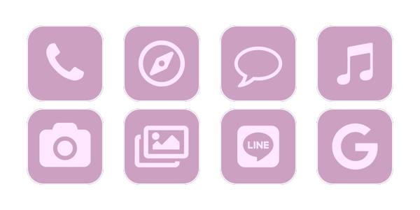 紫 Pacchetto icone app[nT3G6Izjl4iAqI2MvAtF]