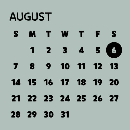 Simple Calendar Widget ideas