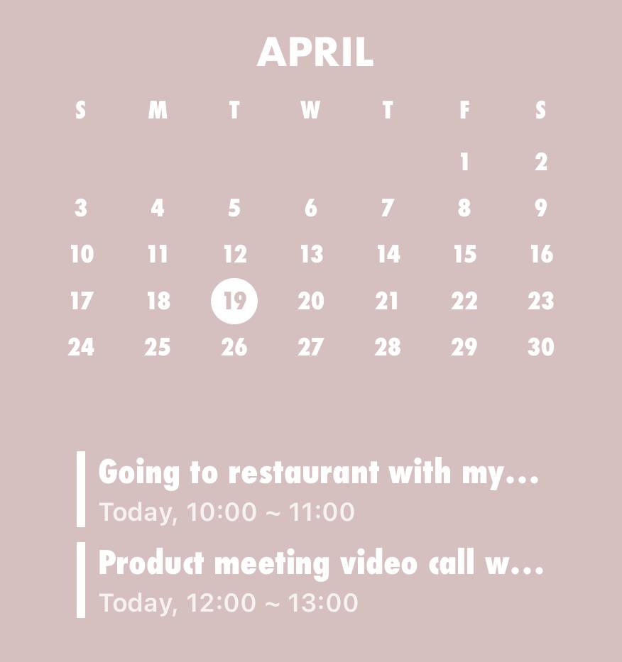 Calendar Kalendár Nápady na widgety[GgEvpLhqYOBbf0UWWX4x]