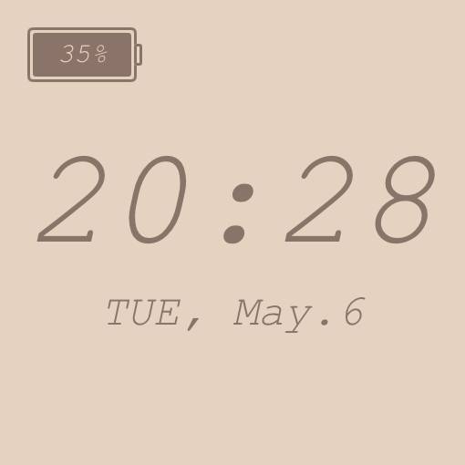Time Widget ideas[BCKhSdwSpl3wojkIymnW]