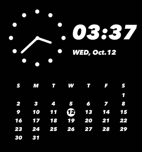 Reloj Ideas de widgets[2vvwssznNT1lpLCH0iV7]