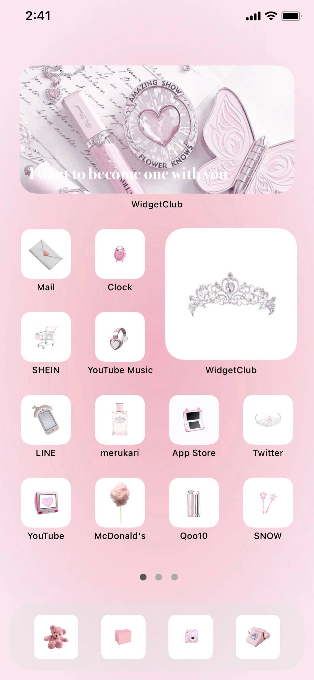 ピンク🎀ایده های صفحه اصلی[dBHNa8Hkjdxjn4usr7eJ]