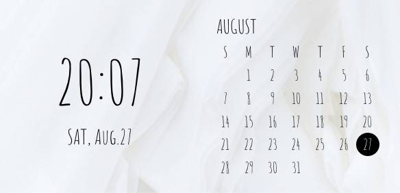 Calendario Idee widget[0QSDBmcOJrRCYaYtZzbh]