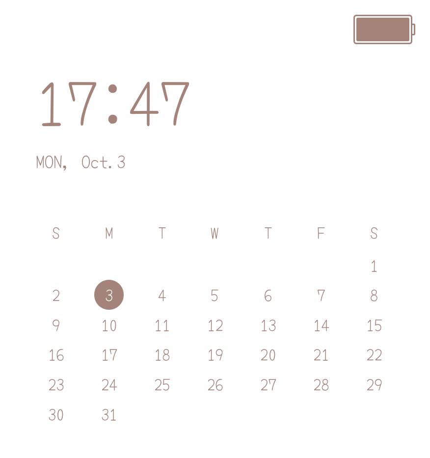 時計2 Kalendar Idea widget[97uSQPDvk4Y6vzudYTvF]