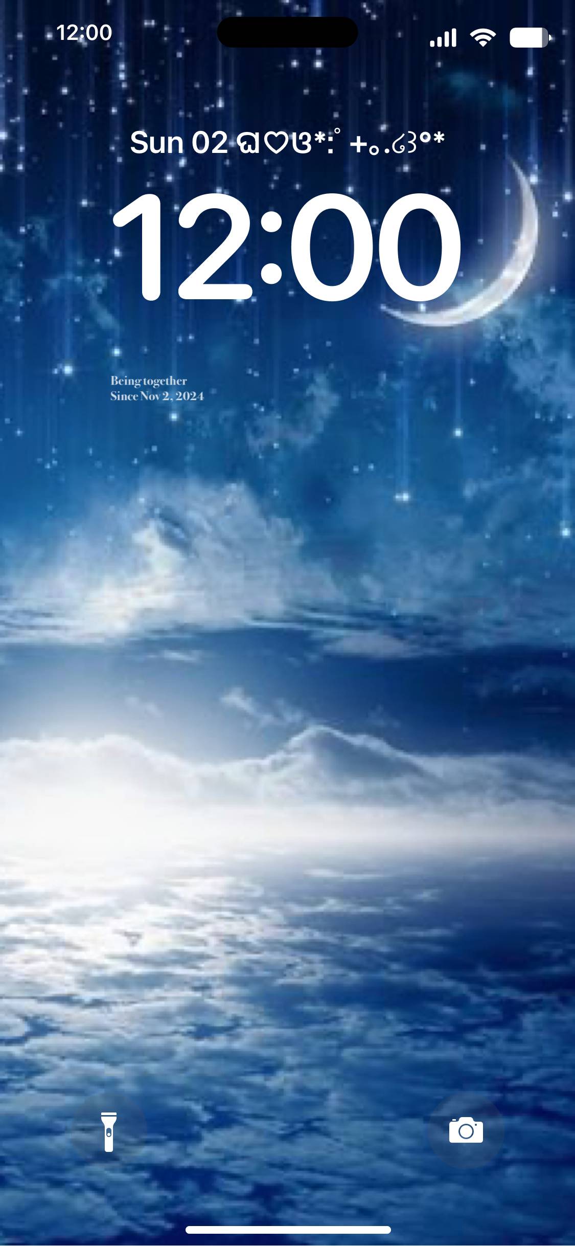 夜空🌙˖˚✩⊹ מסך נעילה[65DmUzGNTV67UmQXt9kj]