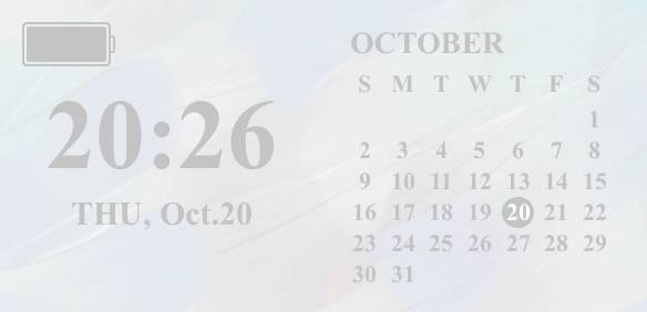 Calendrier Idées de widgets[NHcXUsvvOm53Kx0wzze0]