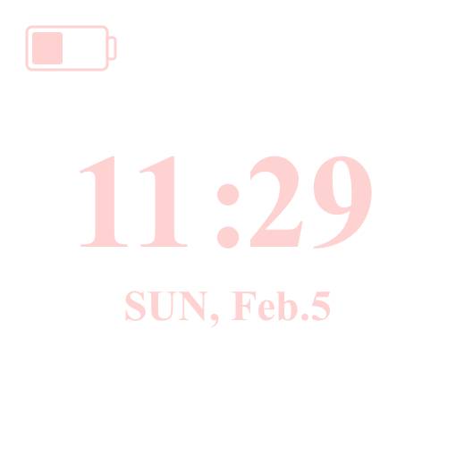 pink Temps Idées de widgets[jIy1SG7R76SXnkQp1xJp]