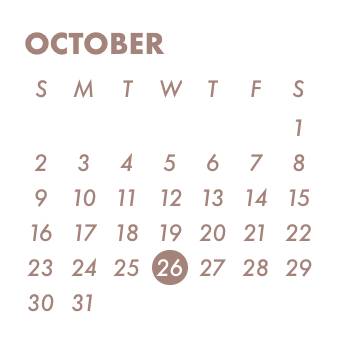 カレンダー Calendario Idee widget[o5fOgQEnYSP2qJDudOQm]