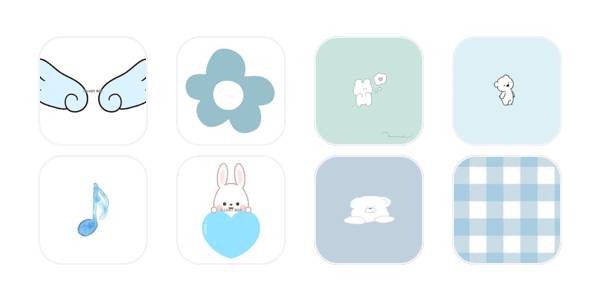 Light blue Pack d'icônes d'application[UCNCp891UDK6OxccRSOq]