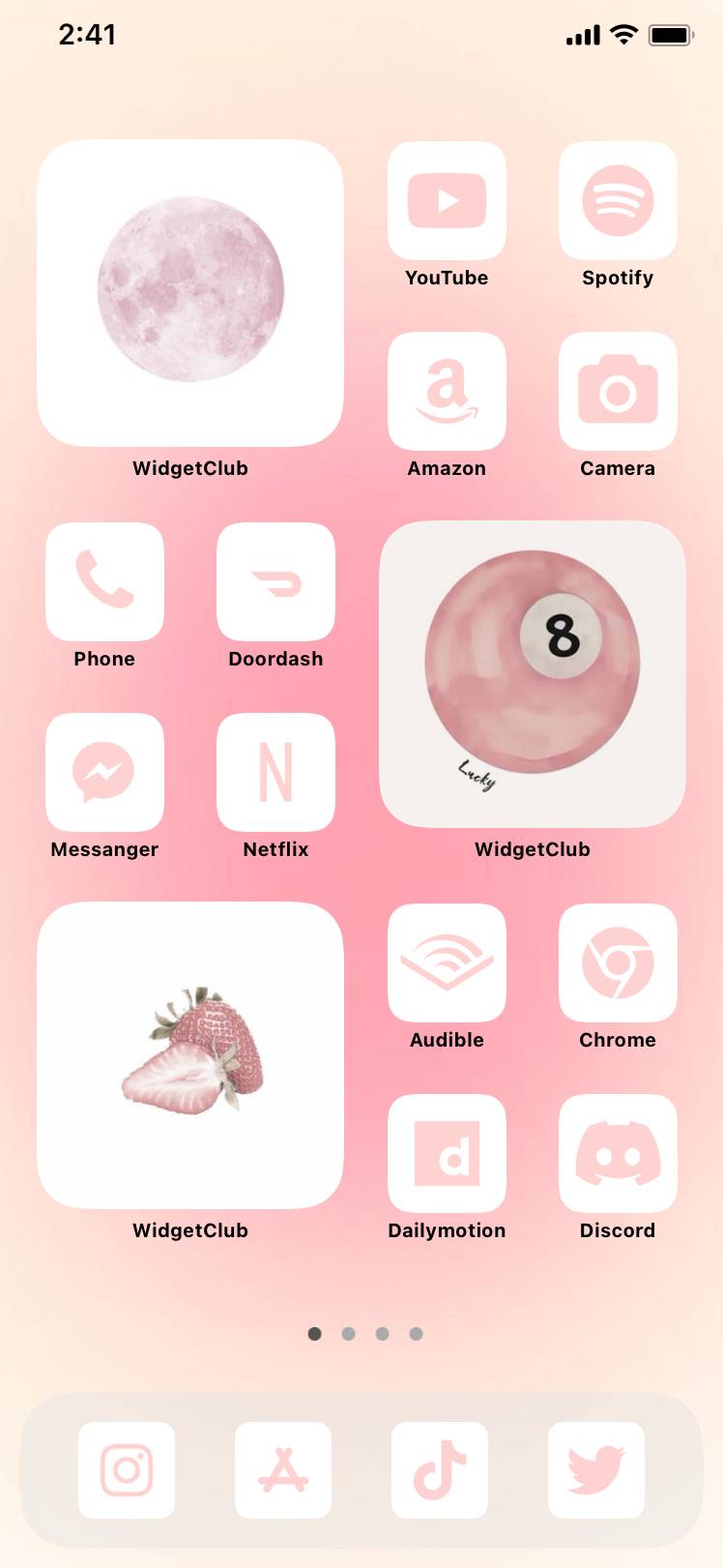 aesthetic pink set🌷🦩🩰Идеи домашнего экрана[mUnvmZcmWCf9MweAnK4y]