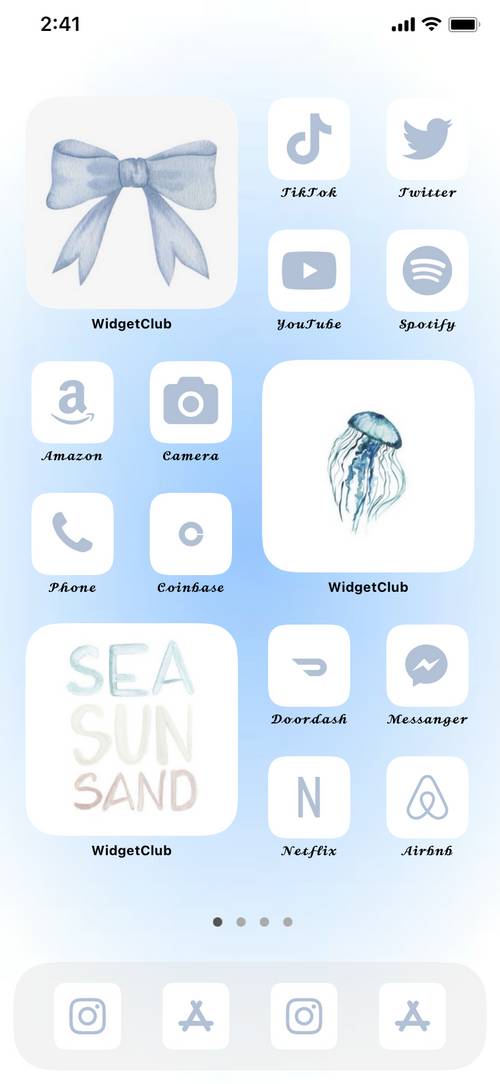 aesthetic blue 🩵🪼🐋 Home Screen ideas[XYX0MDHVfS3ziLKn3ytt]