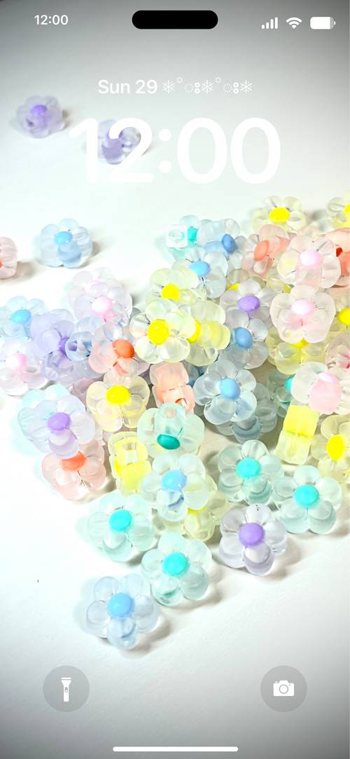 お花のビーズがいっぱい💐Lukustusekraan[wTquRgfxIoTgnLBPlXHN]