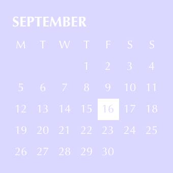 Purple pastel widget Календар Идеје за виџете[BSirDzenPyRe5bRfz27x]