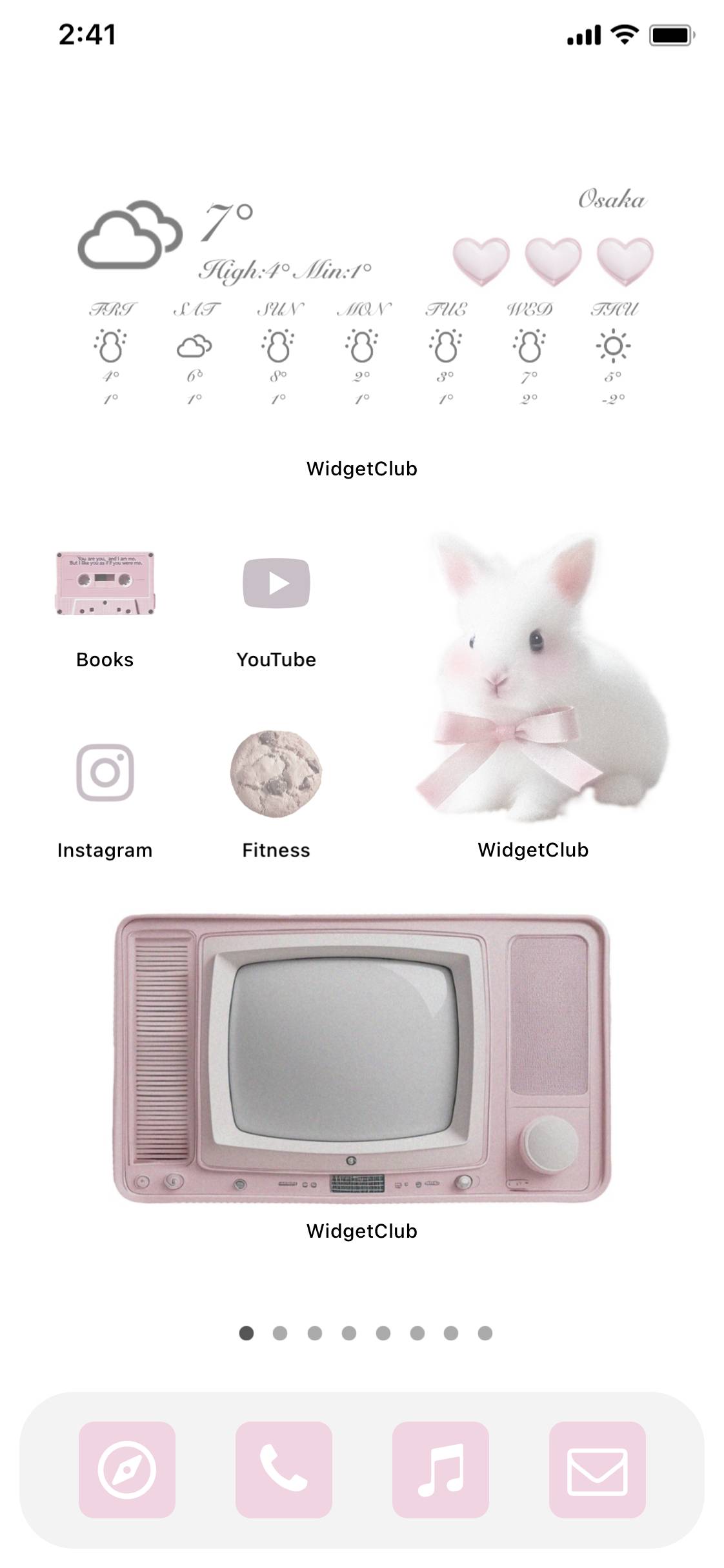 Pink bunnyHome Screen ideas[OO7PXzrEo6cFnUdc1EZT]