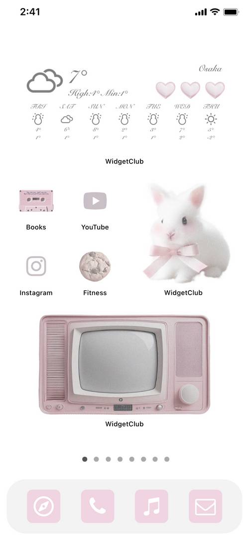 Pink bunny أفكار الشاشة الرئيسية[OO7PXzrEo6cFnUdc1EZT]