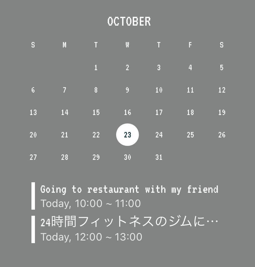 Monotone Kalender Widget ideer[templates_HvqXhKoLFgcgam5ws6en_B00C63C5-FBF1-4849-9717-C1E38C179C32]