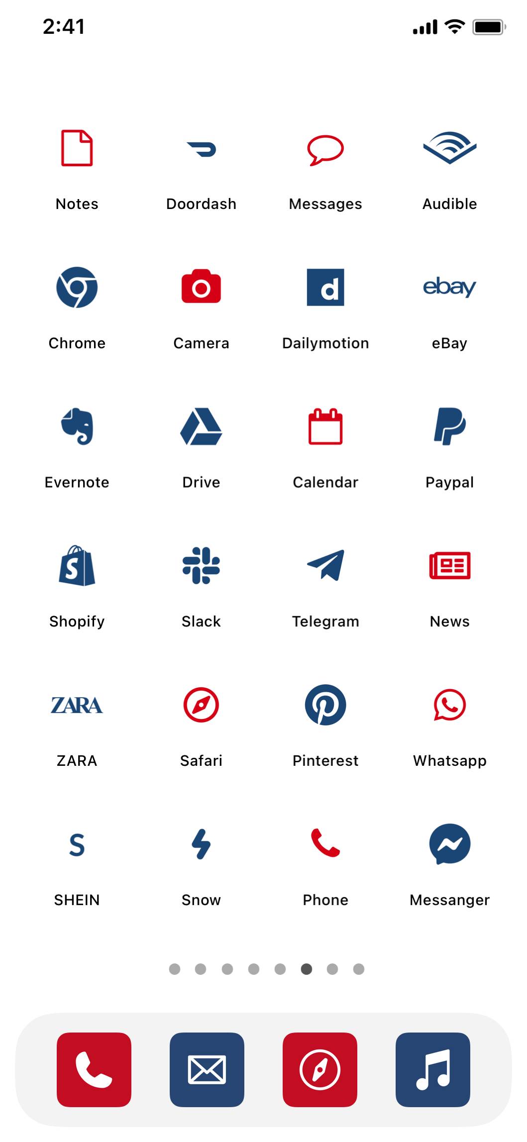 Blue×Red dailyHome Screen ideas[uf1eo2OUazAvHLtfRYrJ]