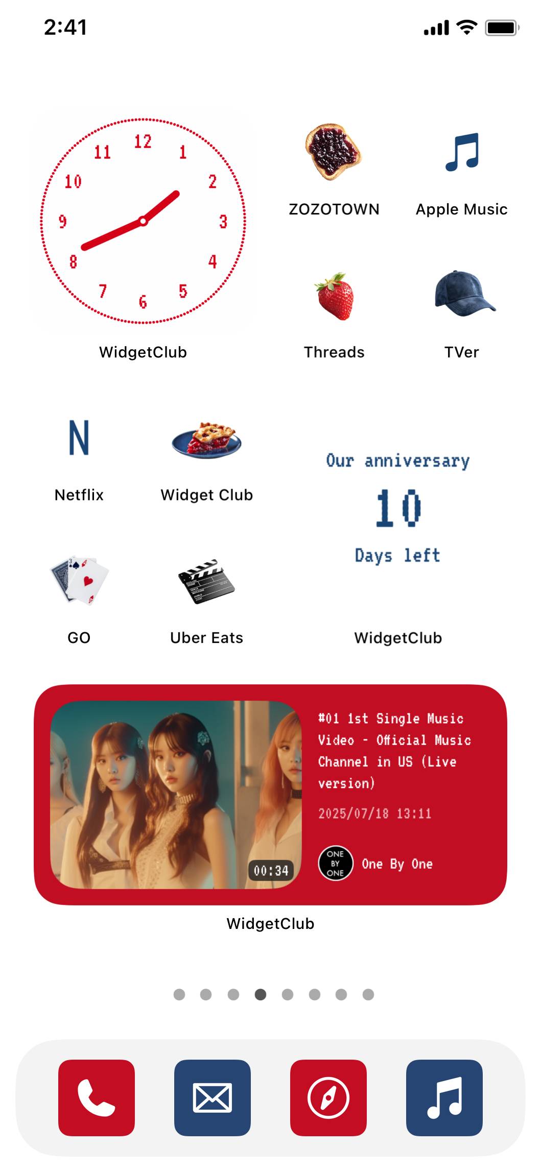 Blue×Red dailyHome Screen ideas[uf1eo2OUazAvHLtfRYrJ]