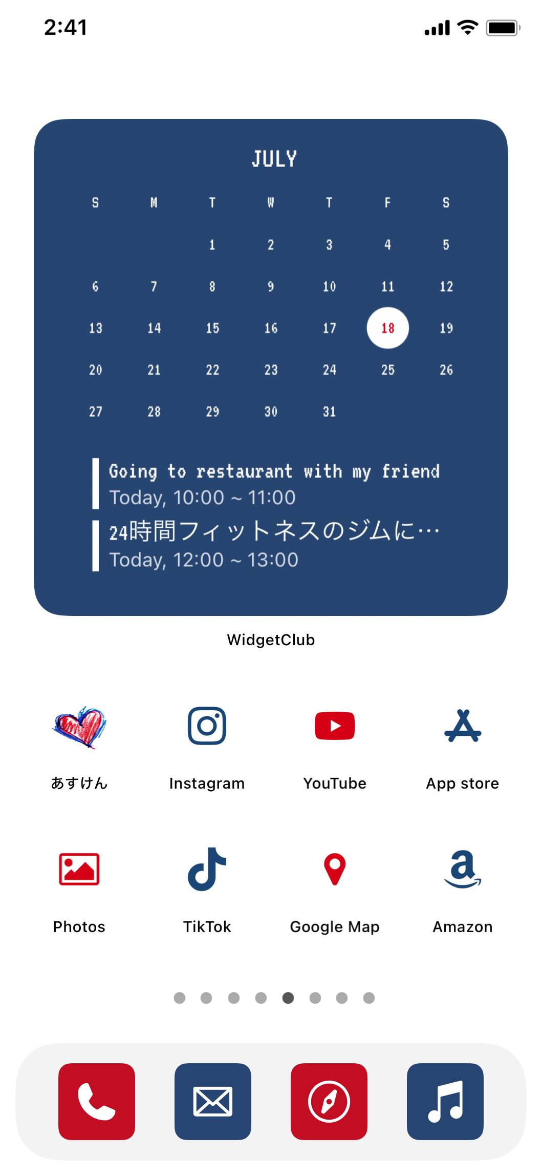 Blue×Red dailyHome Screen ideas[uf1eo2OUazAvHLtfRYrJ]