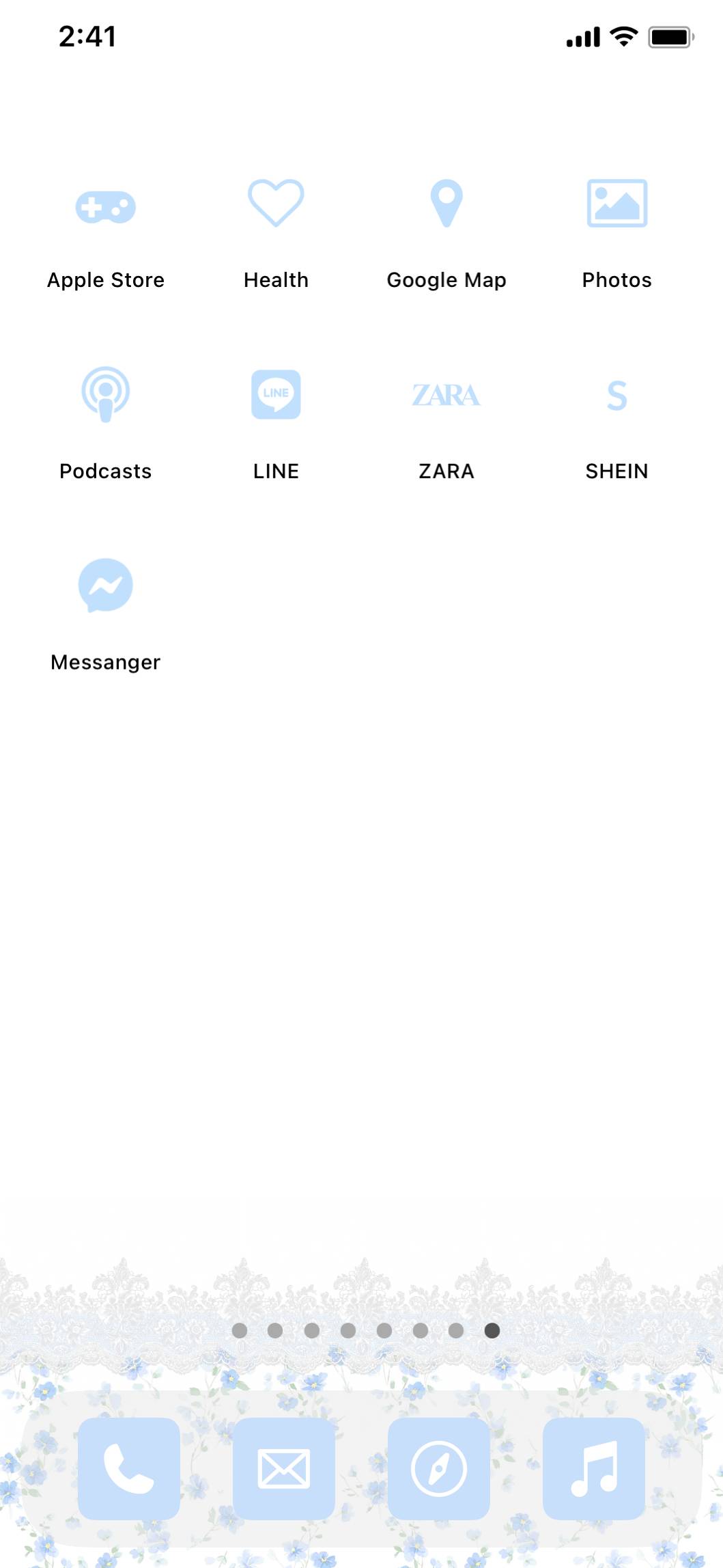 Romantic blueHome Screen ideas[5Q4f272wf3cW5AqBuxVk]