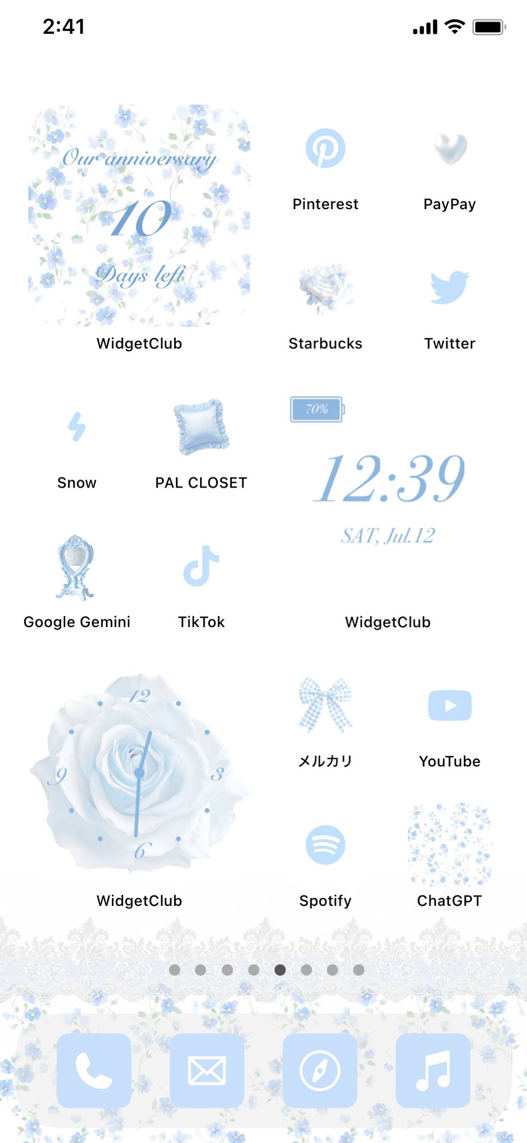 Romantic blueHome Screen ideas[5Q4f272wf3cW5AqBuxVk]