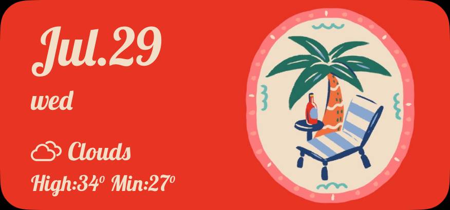 Summer Weather Widget ideas[templates_QD4BZjaAAIylVW5Msgb7_54A768FB-4781-4C61-841C-6467208E9C5D]