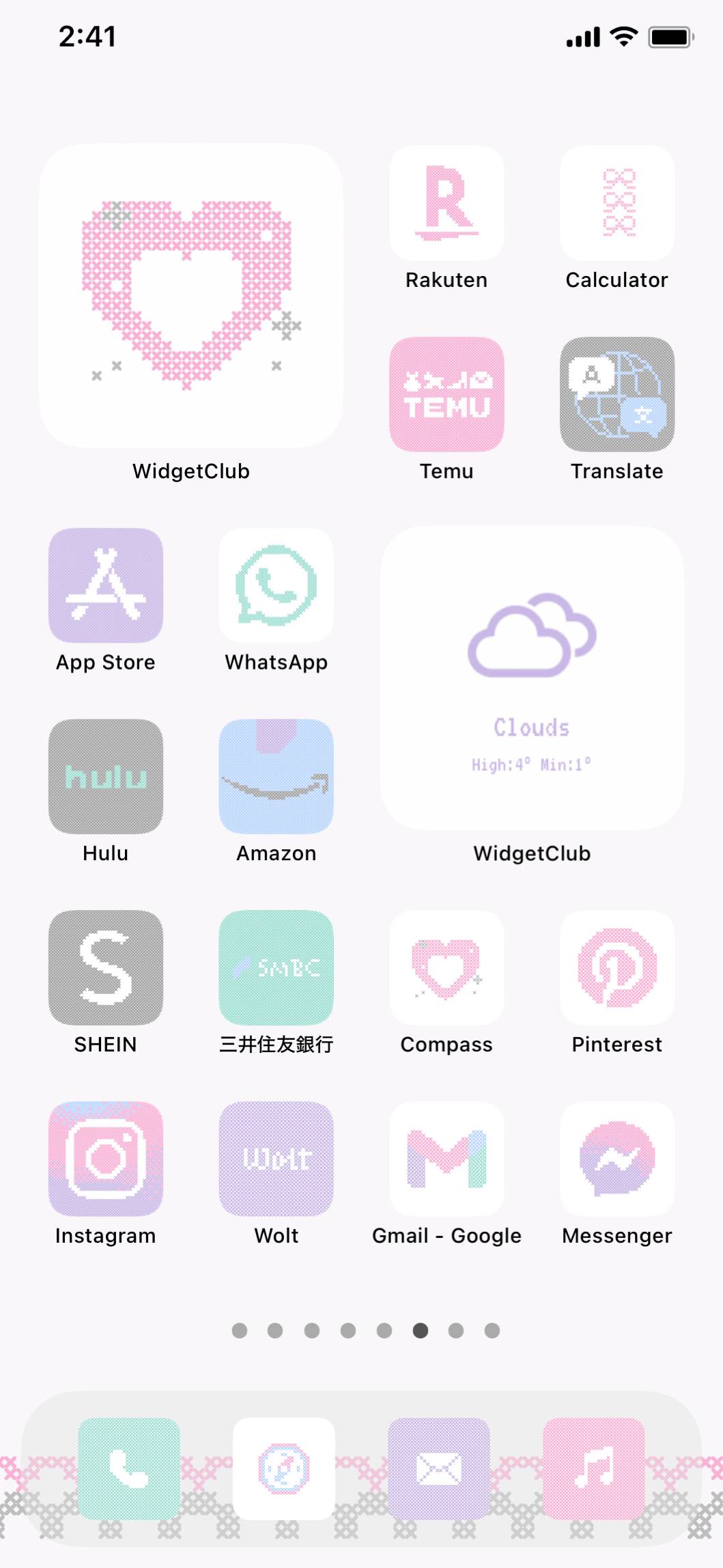Cross stitch.＊。Home Screen ideas[9CptzvWiXjAvzoKxuwZb]