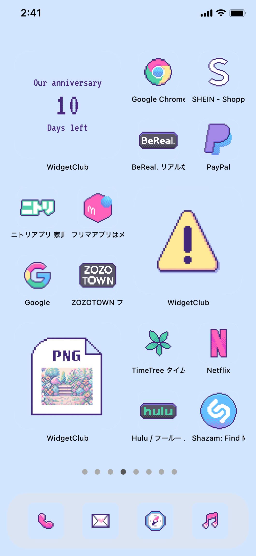 Pixelpop ホーム画面カスタマイズ[rswMIdx64LAwlo9ID0rT]