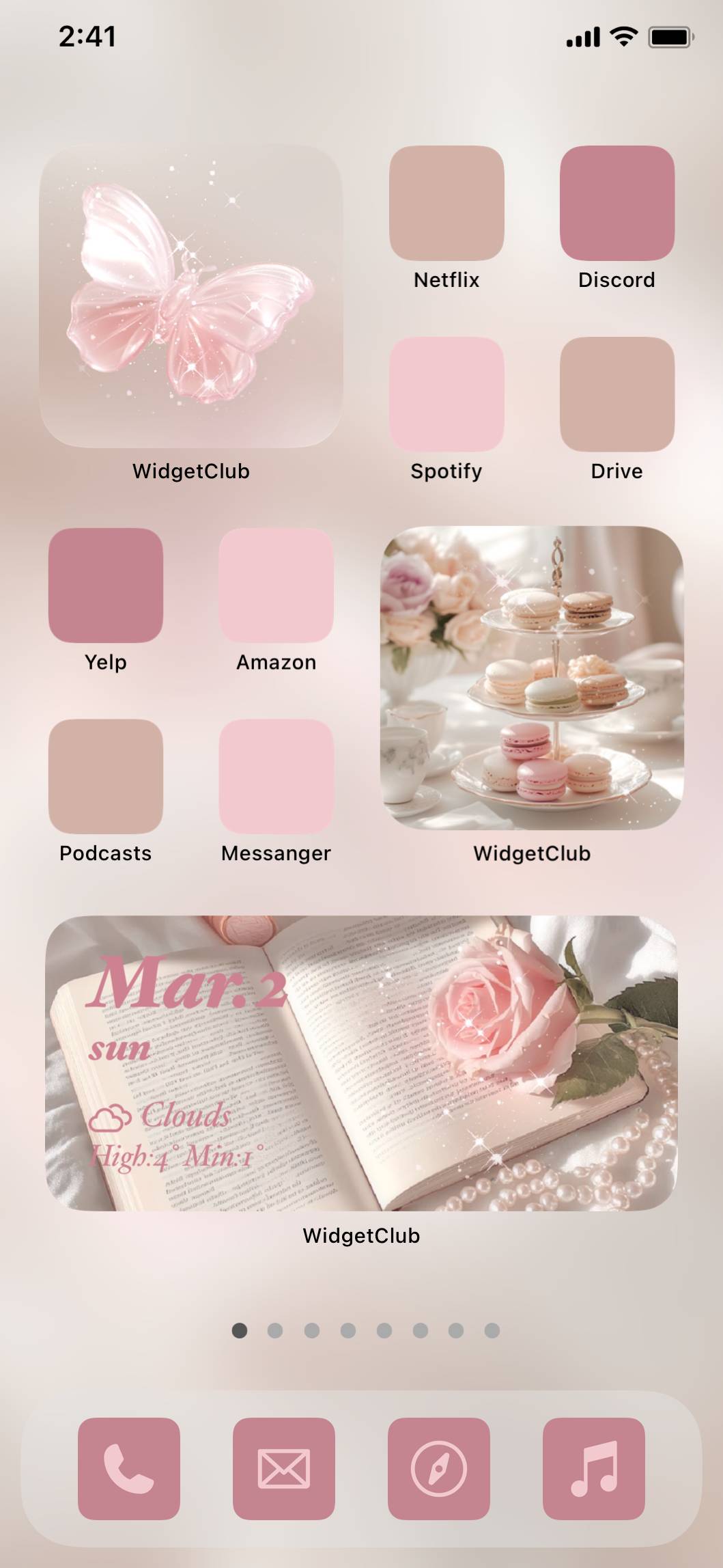 French girly×Dasty pinkHome Screen ideas[e9zOqME5mfTcxoPa0cdH]