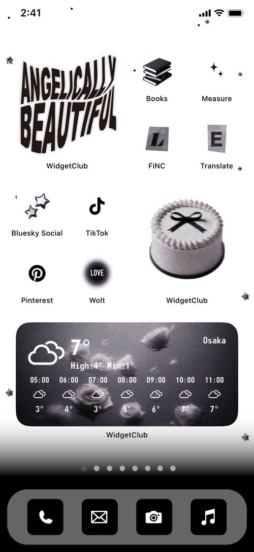 Black angelホーム画面カスタマイズ[VgEQTnDN9oTORtgVFVRI]
