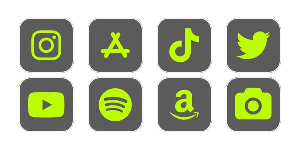 Lime / Grey (citrus) App Icon Pack[eJViVGCwfqHOMnuWrYzb]