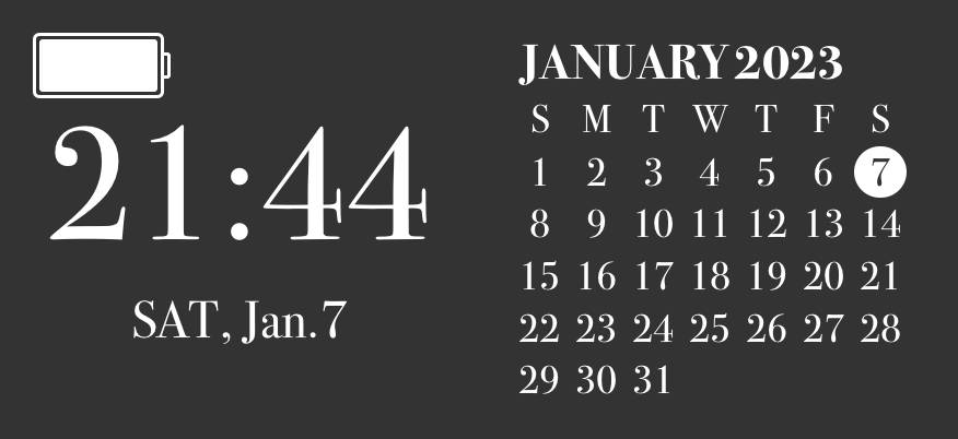 黒 Calendar Widget ideas[VvZkiU1oI5mZRVIw3SxG]