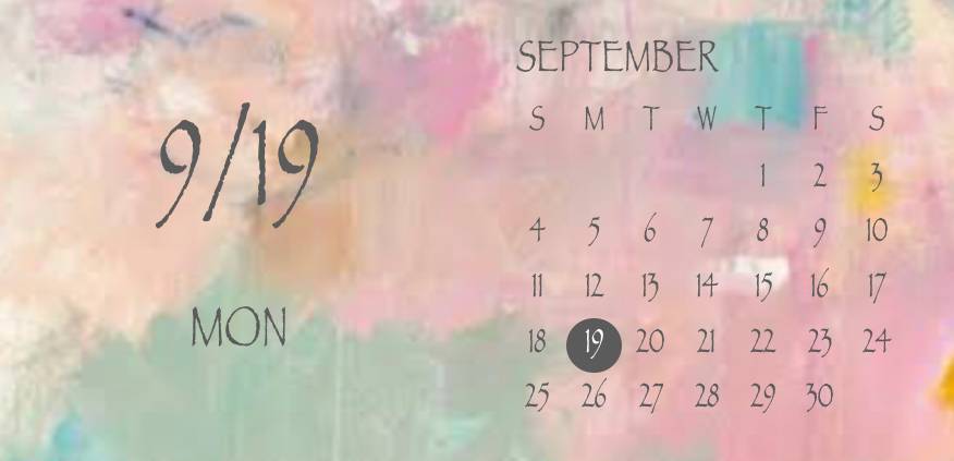 Calendario Ideas de widgets[Gf7ZTm7Q8DraV4h0bFu7]