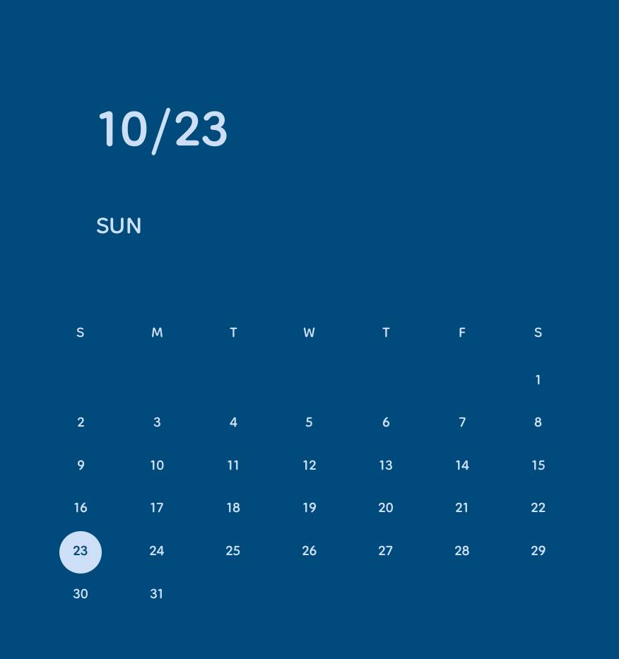 紺 Kalender Widget-Ideen[5x0D8RD0Ku4uRgXm0YZU]