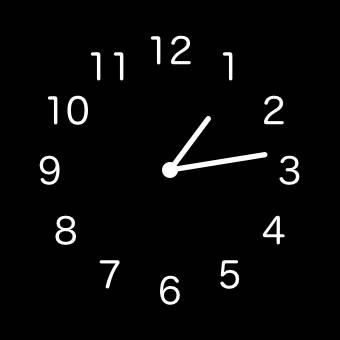 Horloge Idées de widgets[zp2zZL72wvocJ2YzMfeK]