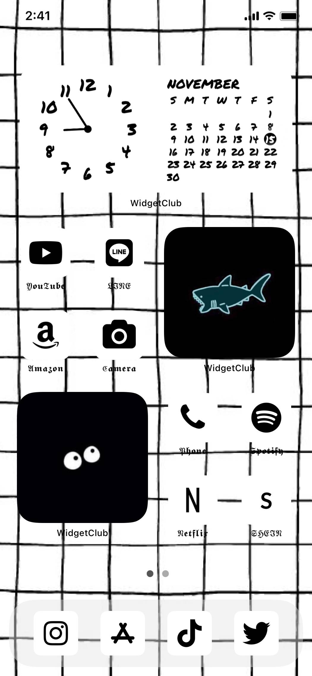 📓‎🤍🖤𓈊ˊ˗Home Screen ideas[EvXURfFiUzcUZxhflORs]