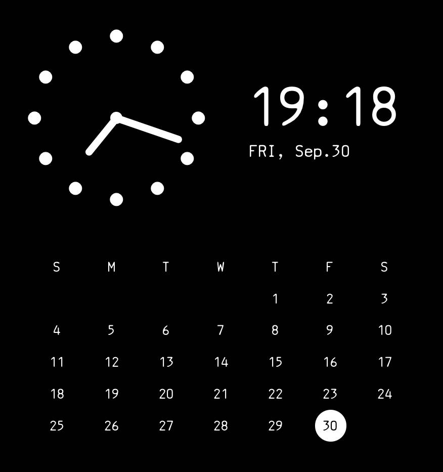 時計カレンダー Clock Widget ideas[oPNbcAO1mNFhWea5Pdvv]