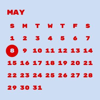 カレンダー Kalendár Nápady na widgety[HcengVs60dtQIF9k2k4v]