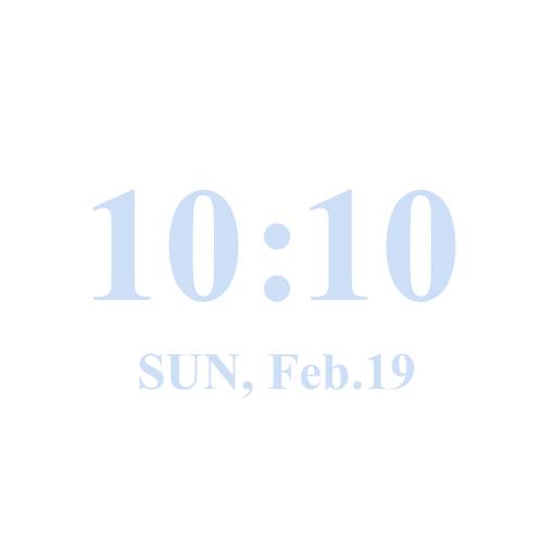 Time Widget ideas[s20cjwHOgRa4X1BmELqN]