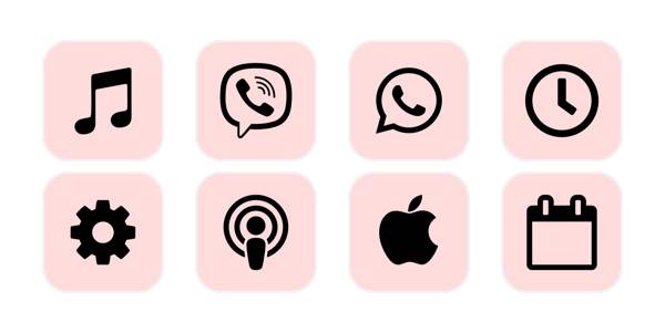 ピンク App Icon Pack[IPK2fcE67sJPbf6EOyQ7]