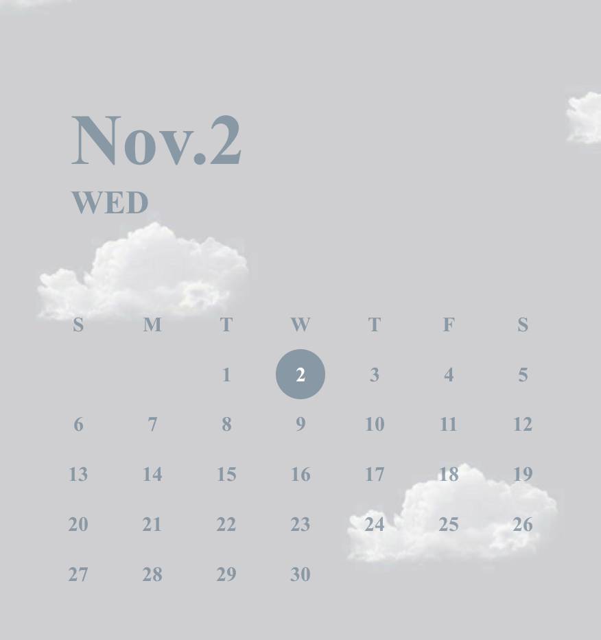 Yksinkertainen Kalenteri Widget-ideoita[06aNbq88H3EAvjVoTtZK]