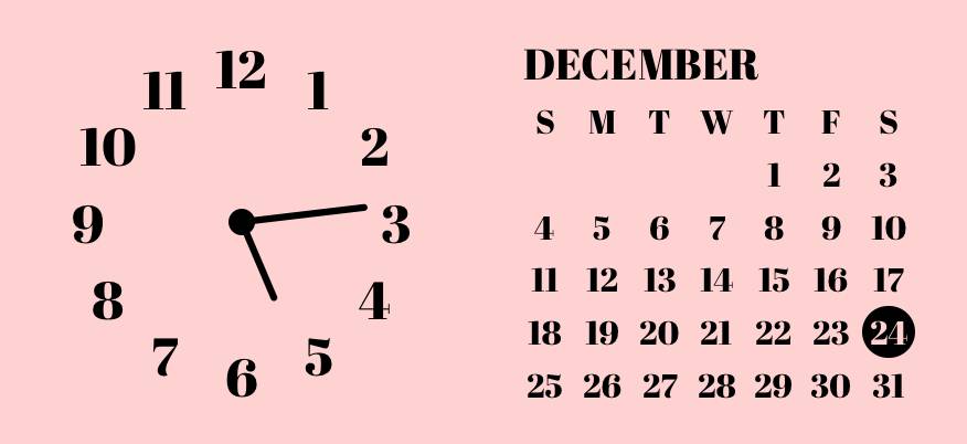 カレンダー Reloj Ideas de widgets[r4DbV80IlTE2un5nNLTm]